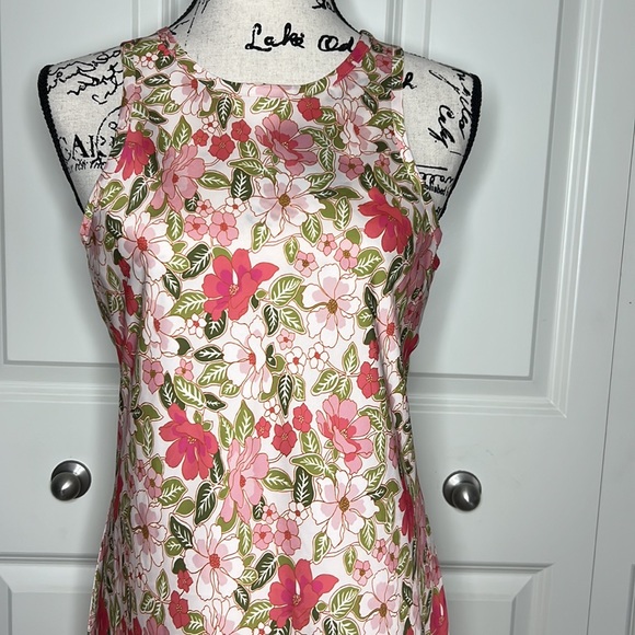 NWT Outerknown Ellison Slip Dress Pink Floral Size Small - Picture 5 of 15